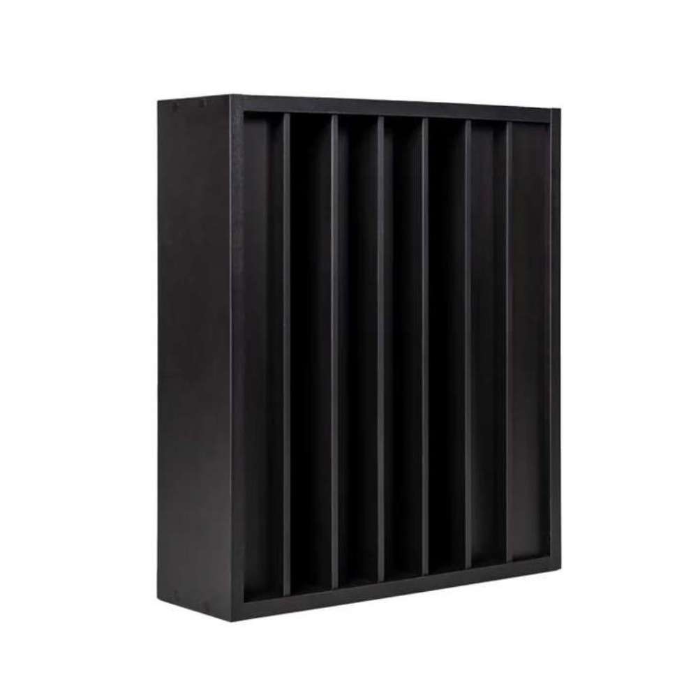 Demi Black GIK Acoustics Q7D Quadratic Residue Diffuser in black finish designed to scatter sound reflections evenly