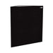 Demi Black GIK Acoustics TriTrap™ Corner Bass Trap in black fabric shown as a low-profile acoustic treatment panel
