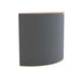 Demi Chaucer GIK Acoustics Evolution PolyFusor™ Polycylindrical Diffuser in medium gray fabric with a compact semi-cylindrical profile