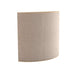 Demi Clan GIK Acoustics Evolution PolyFusor™ Polycylindrical Diffuser in light beige fabric with a smooth curved acoustic design