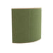 Demi Fair Isle GIK Acoustics Evolution PolyFusor™ Polycylindrical Diffuser in olive green fabric with a compact curved acoustic profile