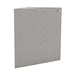 Demi Glass GIK Acoustics TriTrap™ Corner Bass Trap in light gray fabric suited for studio and home theater use