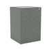 Demi Lead GIK Acoustics Soffit Corner Bass Trap in a textured gray-green fabric finish for controlling bass resonance in corners