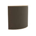 Demi Lerwick GIK Acoustics Evolution PolyFusor™ Polycylindrical Diffuser in dark brown fabric with a compact curved front surface