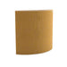 Demi Maree GIK Acoustics Evolution PolyFusor™ Polycylindrical Diffuser in warm golden-yellow fabric with a smooth rounded sound-diffusing surface