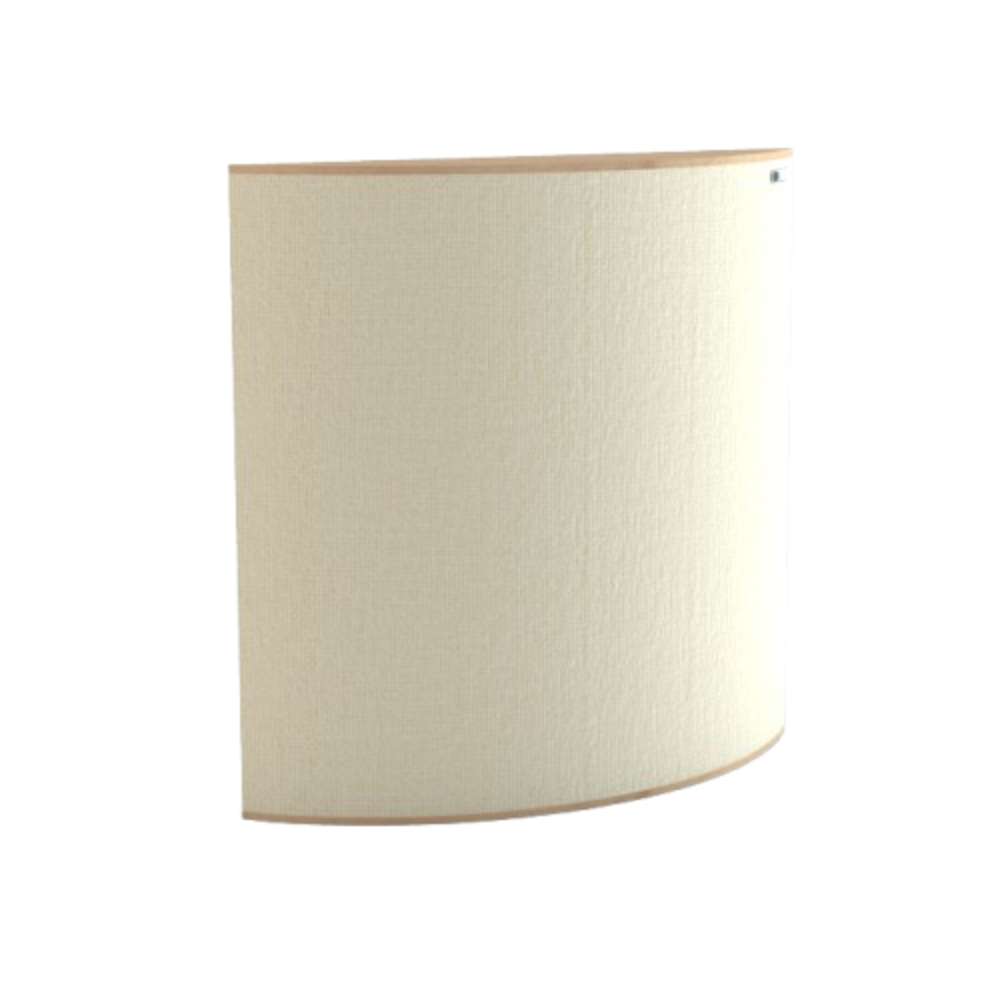 Demi Off-White GIK Acoustics Evolution PolyFusor™ Polycylindrical Diffuser in soft cream fabric with a compact rounded acoustic design