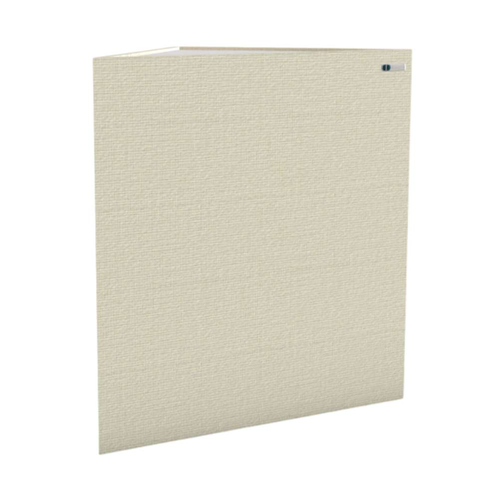 Demi Off-White GIK Acoustics TriTrap™ Corner Bass Trap in off-white fabric that blends easily with light interiors