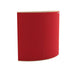 Demi Pitlochry GIK Acoustics Evolution PolyFusor™ Polycylindrical Diffuser in bright red fabric with a curved acoustic treatment design