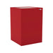 Demi Pitlochry GIK Acoustics Soffit Corner Bass Trap in a vibrant red fabric finish designed for effective bass absorption and acoustic treatment