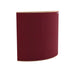Demi Tummel GIK Acoustics Evolution PolyFusor™ Polycylindrical Diffuser in rich burgundy fabric with a semi-cylindrical sound-diffusing shape