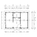 Detailed architectural floor plan reveals the room layout of the GardenHouse24 USA Britt 44 Garden Room, including wall lengths, door placements, and window dimensions