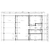 Detailed floor plan illustrating room sizes and layout for the GardenHouse24 USA Caroline 90 Garden Room, including measurements and wall positions