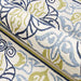 Detailed side view of the Couristan Covington Indoor/Outdoor Rug - Pegasus/Ivory-Navy-Lime highlights its textured looped surface and woven pattern