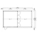 Dimensional floor plan of the GardenHouse24 USA Double Garage and Carport Erki 70 Garden Room presents the layout in square feet and feet-inches
