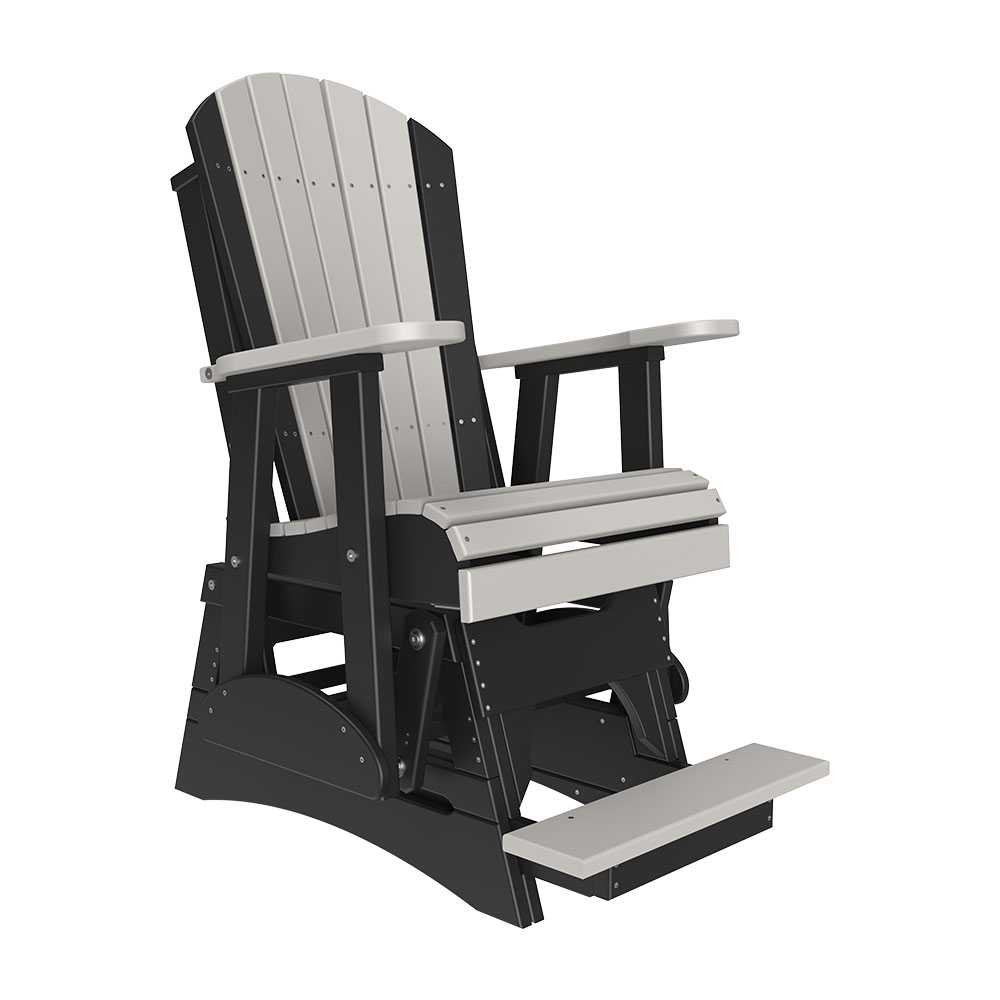 LuxCraft 2' Adirondack Balcony Glider Chair-Freedom Room