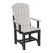 Dove Gray and Black LuxCraft Adirondack Arm Chair