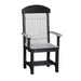 Dove Gray and Black LuxCraft Classic Arm Chair