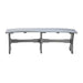 Dove Gray and Slate LuxCraft 52 Table Bench