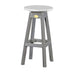 Dove Gray and Slate LuxCraft Bar Stool