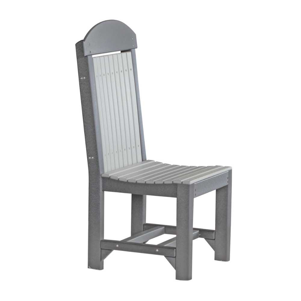 Dove Gray and Slate LuxCraft Classic Side Chair