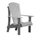 Dove Gray and Slate LuxCraft Royal Adirondack Chair