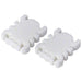 Dreampod Double Pack of Scumbugs features two white, bug-shaped sponges