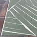 Edge of Couristan Dolce Indoor/Outdoor Rug - Parquet/Fern is shown up close