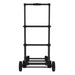 Empty Jackery Power Station Trolley shown with an extended handle, sturdy frame, and large transport wheels