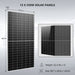 Enclosed battery cabinet that houses the five self-heating LiFePO4 battery modules in Sun Gold Power 10000W 48VDC 120V/240V LifePo4 25.6KWH Self-Heating Lithium Battery Off-Grid Solar Kit