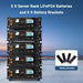 Five server rack LiFePO4 batteries with mounting brackets for Sun Gold Power 12000W 48VDC 120V/240V LifePo4 25.6KWH Lithium Battery Off-Grid Solar Kit