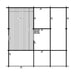 Floor plan highlighting a single large room layout labeled 19.00 m² within the GardenHouse24 USA Mikka 70B Garden Room