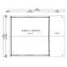 Floor plan in feet showing the total square footage for GardenHouse24 USA ALU Concept Arosa 44C Garden Room divided into two main spaces