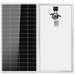 Front and rear views of Sun Gold Power 200W Monocrystalline Solar Panel show the solar cells, aluminum frame, and rear junction box