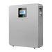 Front angled view of Sun Gold Power CoreX 5 Elite Wall-Mounted 48V 100Ah Residential Energy Storage Battery Pack with LCD display and side controls