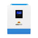 Front panel of Sun Gold Power 3000W 24V Solar Inverter Charger [PV120-450V/MPPT120- 400V] with LCD display