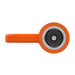 Front view of Jackery Adapter DC8020 to DC7909 showing the circular connector opening with the orange protective cap positioned to the side