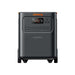 Front view of Jackery HomePower 3600 Plus Portable Power Station showing its LCD screen, USB ports, and multiple AC outlets
