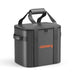 Front view of Jackery Upgraded Carrying Case Bag (M) with dual carry handles, reinforced stitching, and a zippered closure