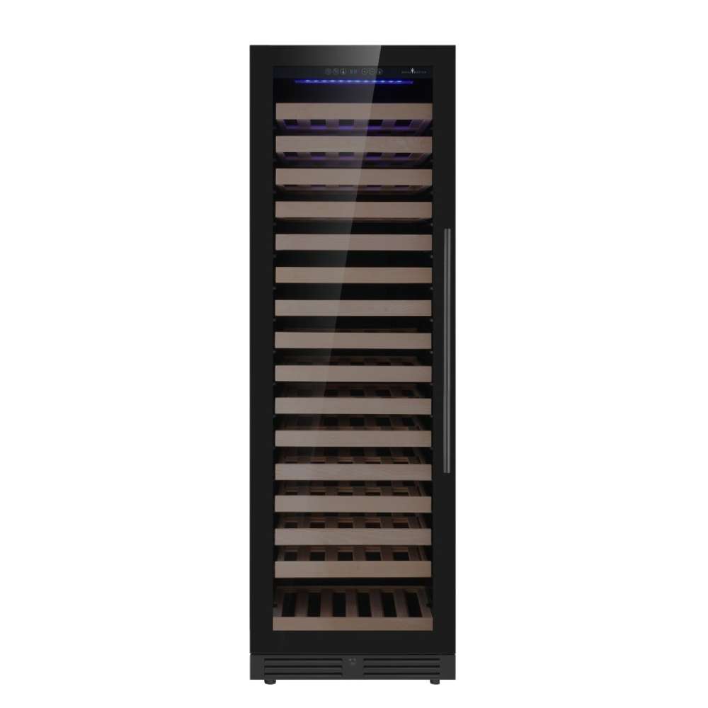 KingsBottle Upright Single Zone Large Wine Cooler With Low-E Glass Door-Freedom Room