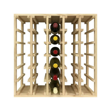 KingsBottle 30 Bottle Lattice Wine Cube-Freedom Room