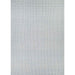 Full Couristan Cottages Indoor/Outdoor Rug - Southport/Blue, revealing its repeating geometric design that creates a clean and calming visual texture