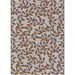 Full Couristan Dolce Indoor/Outdoor Rug - Summer Ivy/Ivory-Terra-Cotta is seen from above