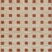 Full overhead shot displaying the geometric square pattern of Momeni Archer Indoor Rug - ARC-1 Rust