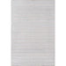Full view of Momeni Andes Indoor Rug - AND-4 Light Grey reveals its clean striped design in a versatile neutral shade