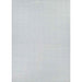 Full view of the Couristan Cottages Indoor/Outdoor Rug - Bungalow/Blue, revealing its clean, modern design with a repeating chevron texture across the entire rug