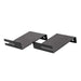 GIK Acoustics Ceiling Cloud Brackets pictured from an angled side view, highlighting their bent metal design and slotted mounting slots