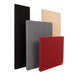 GIK Acoustics Classic Acoustic Panel collection displaying four fabric-wrapped sound absorption panels in black, beige, gray, and red finishes arranged side by side