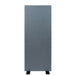 GIK Acoustics Freestand Feet shown attached to a tall gray acoustic panel, providing stable floor support for freestanding placement