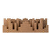 GIK Acoustics Gotham Primitive Root Diffuser side profile showing varied block depths that diffuse sound waves effectively
