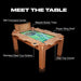 Game Theory Tables The Arena Founders Edition shows its modular design with DM command center, meeple trays, cup holders, and a dice tray drawer